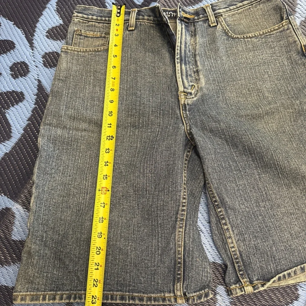 Vintage Y2K Nautica‎ Denim Baggy Jean Shorts Size 34 Carpenter Style